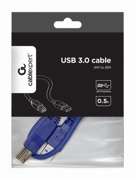 USB 3.0 A-B AM-BM Super Speed ​​5 Гбит/с кабель для жесткого диска 1,8 м