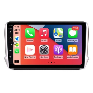 Радио GPS-навигация CarPlay Android Auto для Peugeot 2008 208 2012–2018