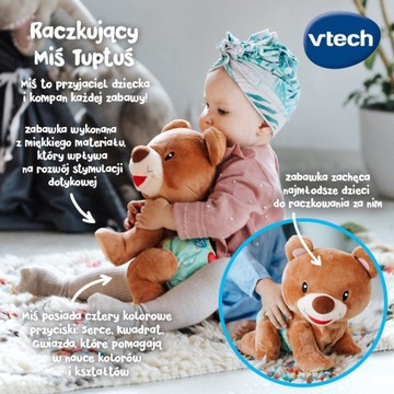 Интерактивный ползающий плюшевый мишка Vtech Thumper