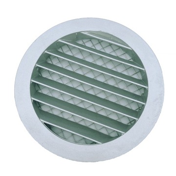 КРУГЛАЯ ВЕНТИЛЯЦИОННАЯ РЕШЕТКА, ELC AIR AIR AIR AIR AIR AIR AIR AIR ELEMENT, 80 мм, АЛЮМИНИЙ С СЕТКОЙ