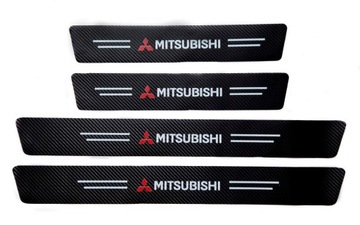 MITSUBISHI NAKLEJKI FOLIA OCHRONNA NA PROGI 4szt.