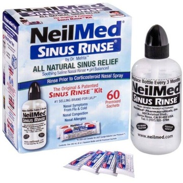 Sinus Rinse Neilmed - набор с бутылочкой для взрослых и детей выше 6 лет