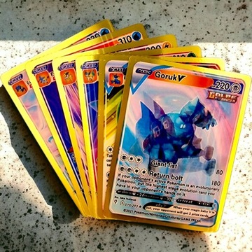 КАРТОЧКИ ПОКЕМОНОВ - ЦВЕТНАЯ 3D ТРЕХМЕРНАЯ ККИ ПОКЕМОН - 55 ШТ.