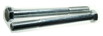 Śruby calowe UNC 1/4-20x63/20mm ocynk DIN931 2szt