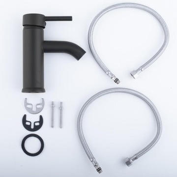 Набор для ванной комнаты, смеситель для ванны, смеситель для умывальника на столешнице, черный лофт