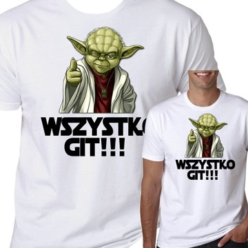 T-Shirt KOSZULKA STAR WARS YODA PREZENT XXL 0641