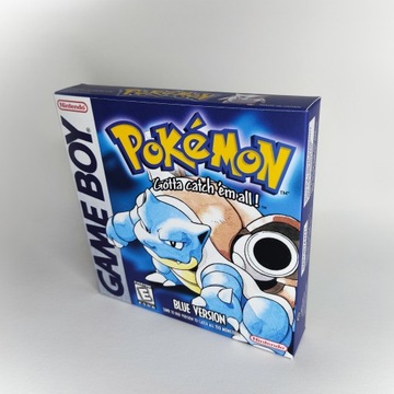 Упаковка Pokemon Blue Gameboy + вкладыш