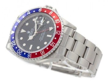ROLEX OYSTER PERPETUAL DATE GMT-MASTER PEPSI STAL 40MM AUTOMAT REF. 16700