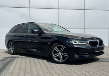 BMW Seria 5 G30-G31 Touring Facelifting 2.0 520d 190KM 2022 BMW Seria 5 Skora Automat Hak Virtual Grzane fotele Led Navi Kamera, zdjęcie 5