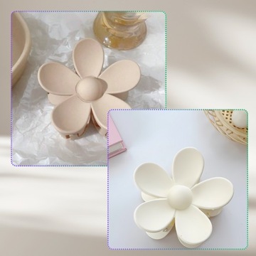 Набор из 2 заколок для волос, застежки, светло-бежевые цветы, легкие украшения в виде пучка.