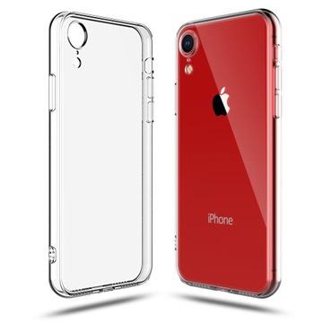 РЕЗИНОВЫЙ ЧЕХОЛ ДЛЯ IPHONE XR ТОНКИЙ СИЛИКОНОВЫЙ ЧЕХОЛ ПРОЗРАЧНАЯ КРЫШКА
