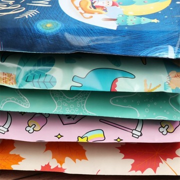 folie kurierskie foliopaki 25.5cm x 37cm + 4 cm ZIELONE THANK YOU 100 sztuk