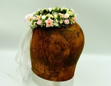 wianek komunijny na kok,wianki komunijne,na koczek