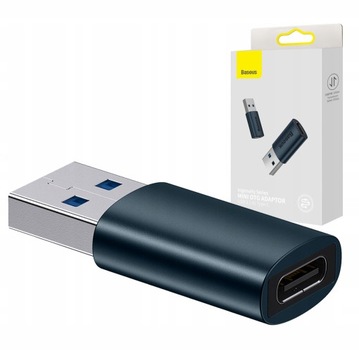 ADAPTER USB-A 3.1 DO USB-C BASEUS OTG 10GBPS 5,9G
