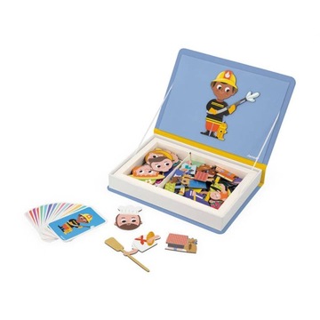 Магнитный пазл MAGNETIBOOK ПРОФЕССИИ Janod 3+