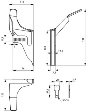 Блокировка клапана на 1/4 оборота