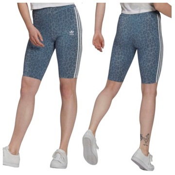 KOLARKI LEGGINSY KRÓTKIE DAMSKIE ADIDAS ORIGINALS Z WYSOKIM STANEM R S 36