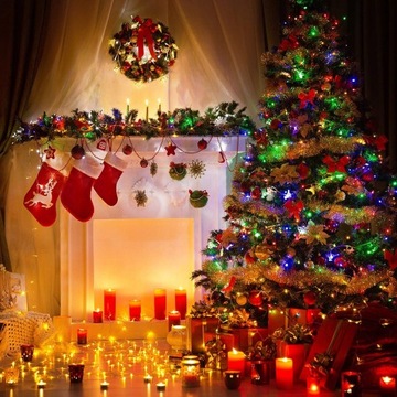 ПРОВОДНЫЕ ЛАМПЫ 100 LED USB ТЕПЛЫЙ ДЕКОРАТИВНЫЙ СВЕТ