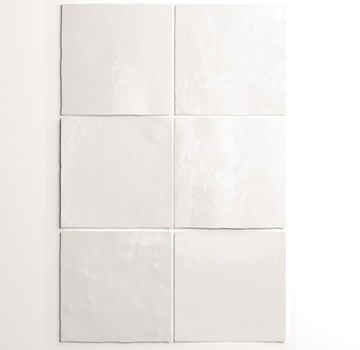PŁYTKI ŚCIENNE BIAŁE 13x13 ARTISAN WHITE ŁAZIENKA