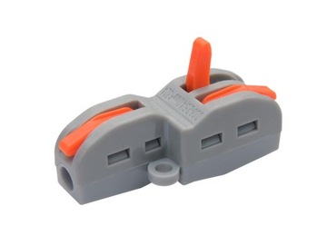 Złączka elektryczna automatyczna przelotowa 1 na 2 przewody lewa 32A 250V