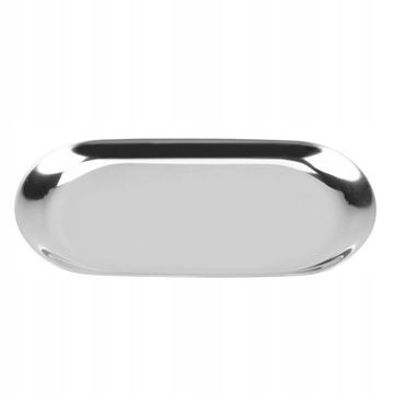 TACA TACKA GLAMOUR OWALNY STAL NIERDZEWNA 18X8CM