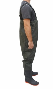 ВЕЙДЕРЫ, РЫБАЛОЧНЫЕ ВЕЙДЕРЫ, УКРЕПЛЕННЫЕ БРЮКИ, РЫБАЛОЧНЫЕ БОТИНКИ, РАЗМЕР. 45