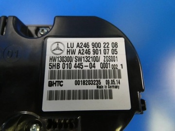 MERCEDES B TŘÍDA W246 W176 PANEL KLIMATIZACE VENTILACE