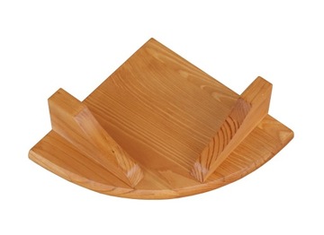 ПОДВЕСНАЯ ДЕРЕВЯННАЯ УГЛОВАЯ ПОЛКА, ОЛЬХА СРЕДНЯЯ