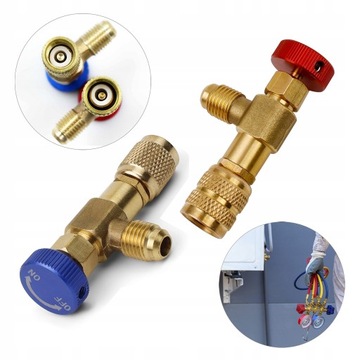 Комплект заливных кранов R32 R410a R600 R134a охлаждающей жидкости