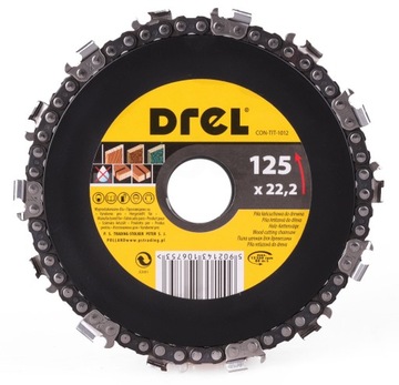 ДИСКОВАЯ ЦЕПНАЯ ПИЛА ПО ДЕРЕВУ ДЛЯ ШЛИФОВАЛЬНОЙ МАШИНЫ 125