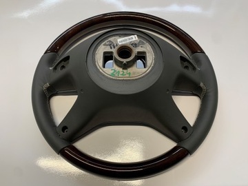 MERCEDES VOLANT G TŘÍDA W463 463 DŘEVO KŮŽE