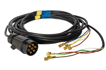 Wiązka kabel instalacja przewód przyczepy 7PIN 4m