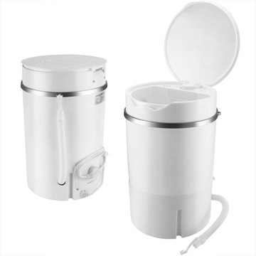 МИНИ-ДОМАШНЯЯ СТИРАЛЬНАЯ МАШИНА ТУРИСТИЧЕСКАЯ ЦЕНТРОФУГЕННАЯ 4КГ + 2КГ