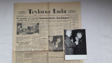 Józef Cyrankiewicz oryginalna fotografia 1963 r.