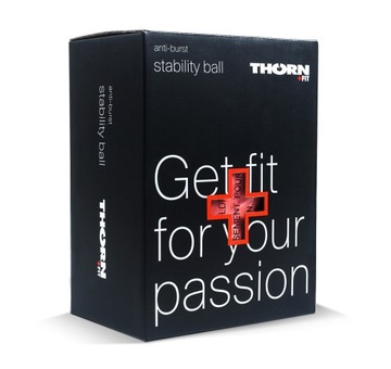 ШАР СТАБИЛИЗАЦИИ THORN FIT 65 СМ, ЧЕРНЫЙ + НАСОС