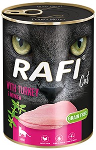 DOLINA NOTECI RAFI CAT BEZ ZBÓŻ Z INDYKIEM 400G