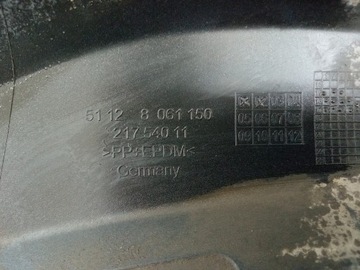 BMW 7 G11 G12 DIFUZOR NÁRAZNÍKU ZADNÍ 8061150