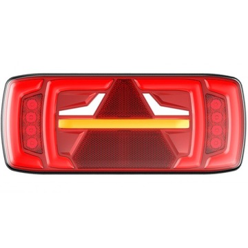 Lampa tylna NeoN LED z trójkątem odblaskowym L1919