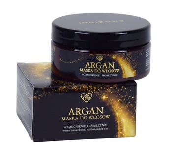 EMOZIONI УКРЕПЛЯЮЩАЯ МАСКА ДЛЯ ВОЛОС С АРГАНОВЫМ МАСЛОМ 300мл