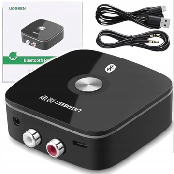 Adapter odbiornik Bluetooth UGREEN 2xRCA Jack aptX