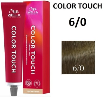 WELLA FARBA COLOR TOUCH 6/0 60ML