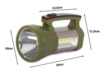 ФОНАРЬ ПОИСК POWER BANK СОЛНЕЧНЫЙ LED XM-L L2 COB АККУМУЛЯТОРНЫЙ ВОЕННЫЙ
