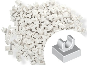 LEGO 15712 Plate TILE UCHWYT 1x1 Hak Biały White 25 szt