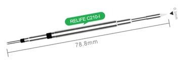 НАКОНЕЧНИК RELIFE C210-I ДЛЯ ПАЯЛЬНИКОВ JBC I2C X