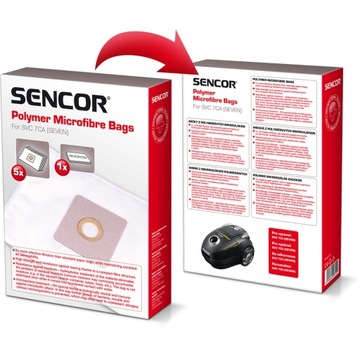 Worki do Odkurzacza Sencor SVC 7... 5 Sztuk