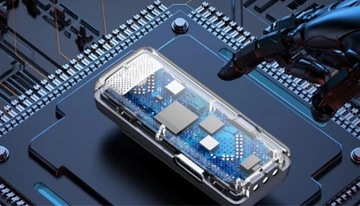 2 беспроводных петличных микрофона Spacetronik в футляре USB-C, черные