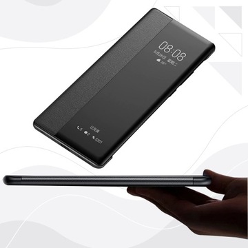 Чехол для Infinix Note 40 Pro 4G | КОЖАНАЯ ОБИВКА SMART VIEW С КЛАПАНОМ | Случай