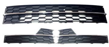 KOMPLET KRATKA ZDERZAKA CHROM OCTAVIA 3 III FL