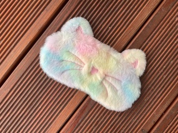 МАСКА ДЛЯ СНА EYEPADAD РЕЛАКСАЦИЯ СНА КОШКА РАДУГА КОШКА ПЛЮШ РАДУГА