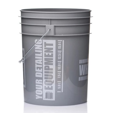 WORK STUFF Wiadro Detailingowe Wheels 20L Szare Detailing Bucket Grey